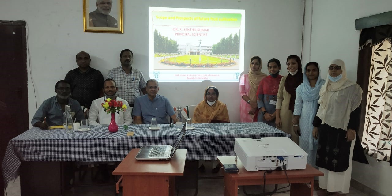 ICAR-IIHR Bengaluru organized A Special off-campus training at KVK, Karavati in collaboration with ATARI, Bengaluru 
