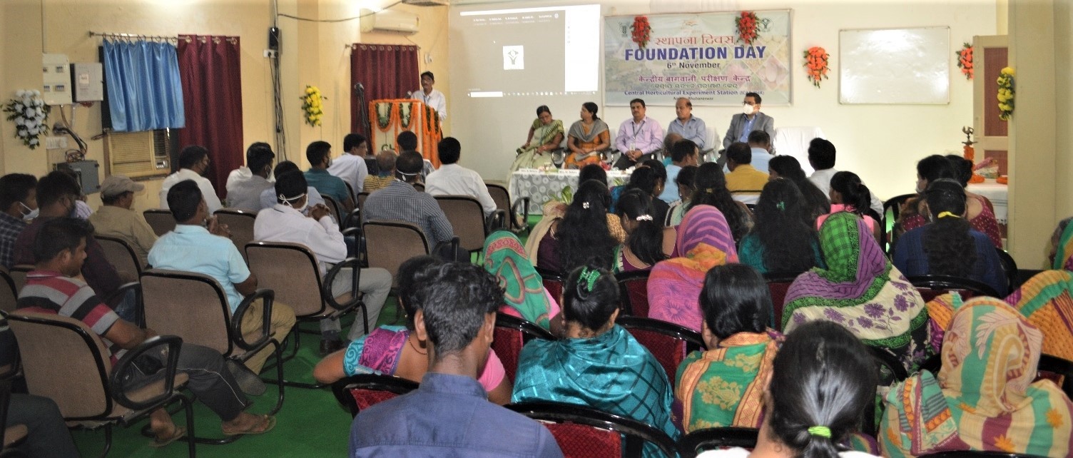 Central Horticultural Experiment Station (ICAR-IIHR) Bhubaneswar celebrated its 29th Foundation Day on 6th November, 2021