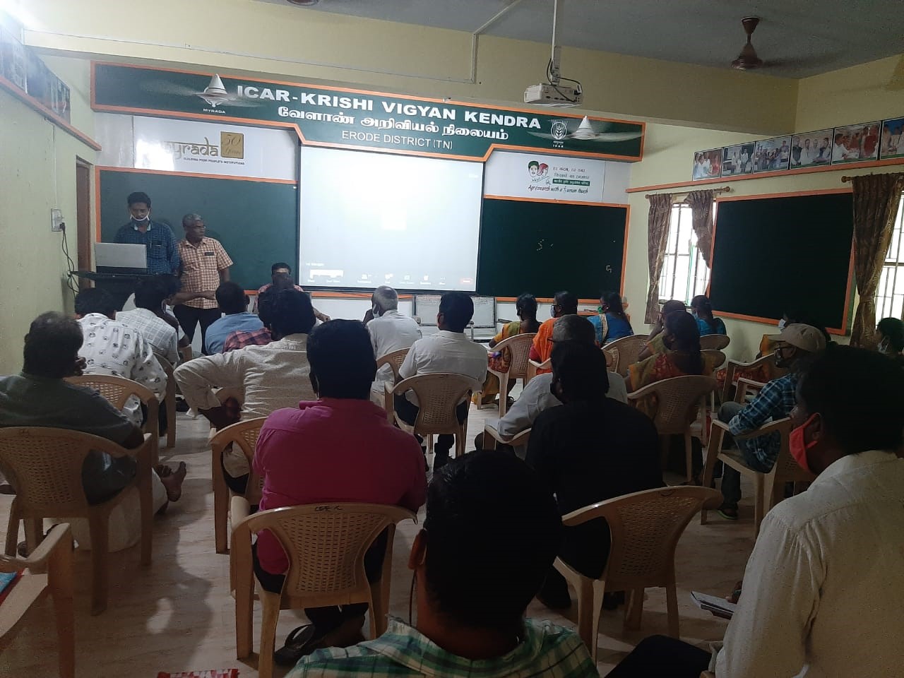 Awareness Programme on Newly Developed Marigold Hybrids was organized on 17.04.2021