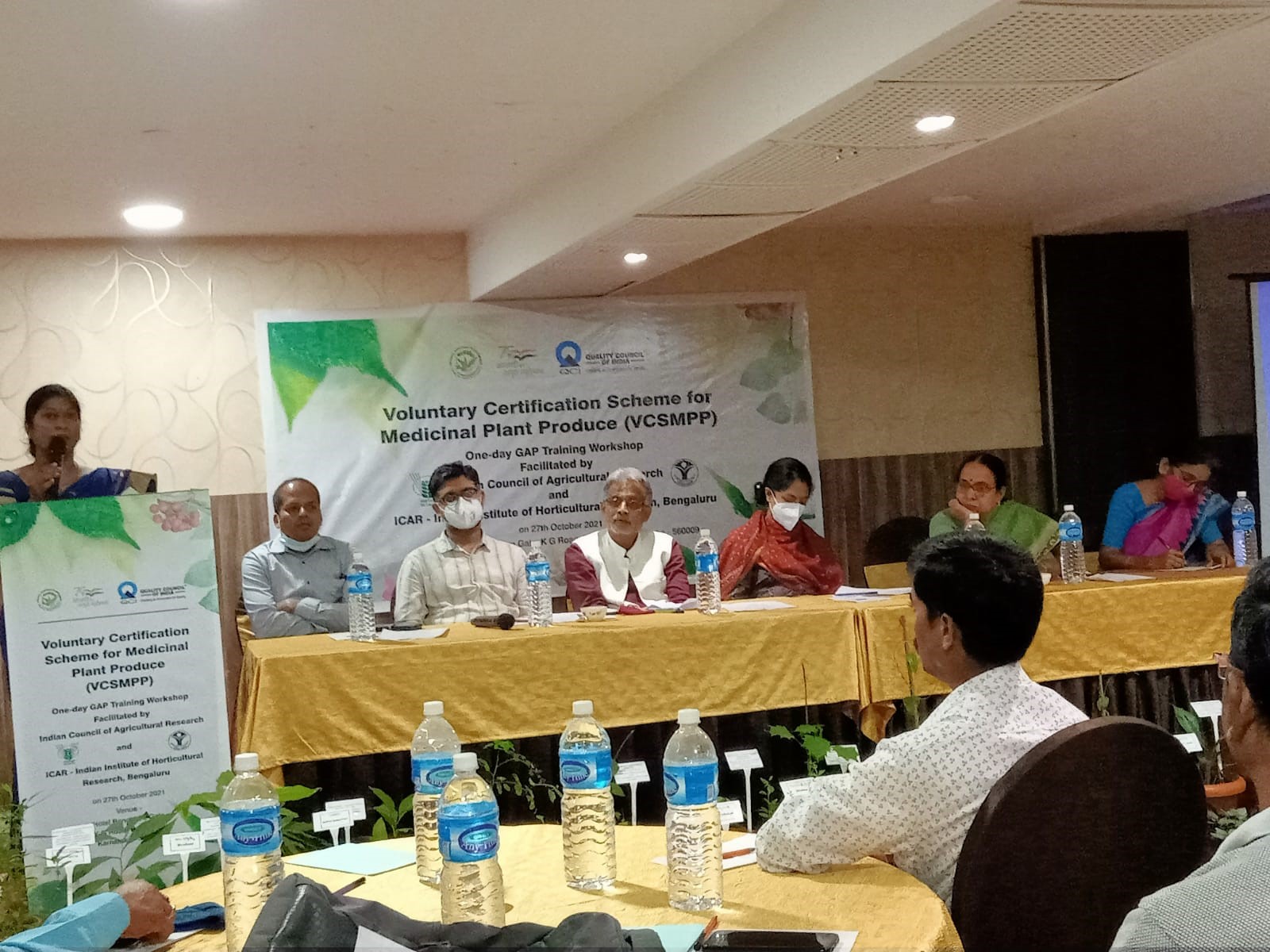 One day training workshop on “Voluntary Certification Scheme for Medicinal Plant Produce” on 27-10-2021
