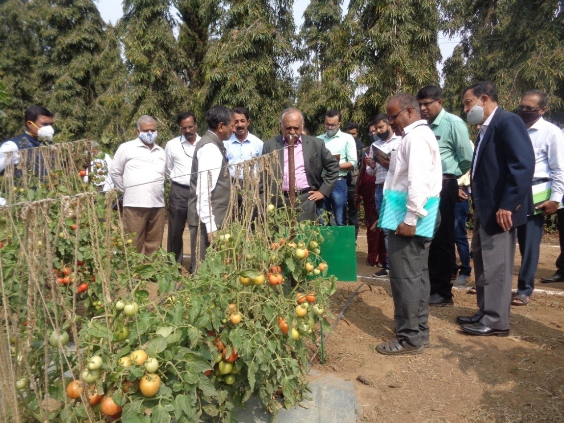 Field Day cum Farmer-Scientist Interaction Meet was organized at CHES (ICAR-IIHR), Chettalli on 19th February, 2021