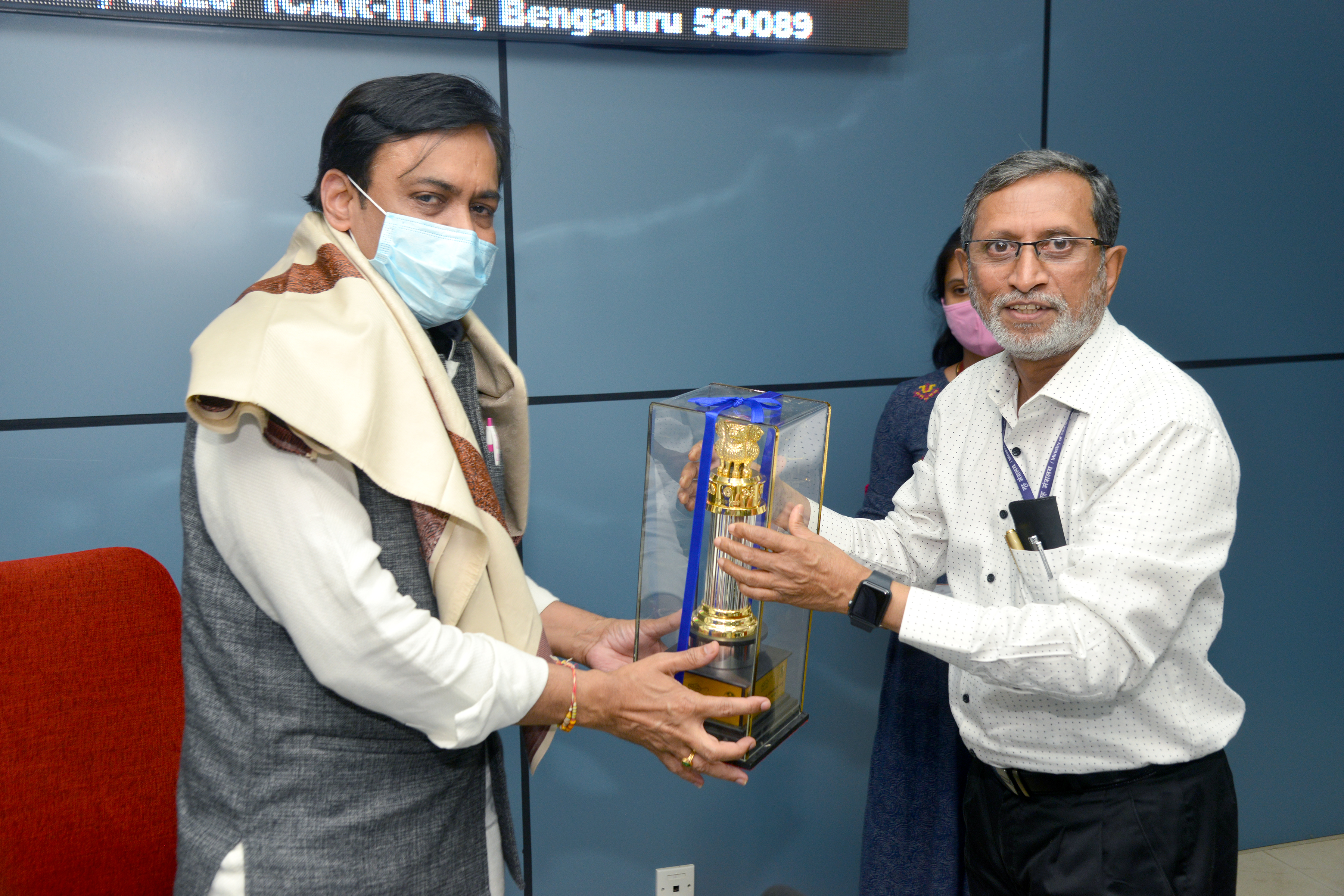 Visit of Sri. G.V.L. Narasimha Rao, Hon’ble Member of Parliament (Rajya Sabha); Member, Spices Board and Chairman, Chilli Task Force Committee, to ICAR-IIHR on 2nd November, 2020