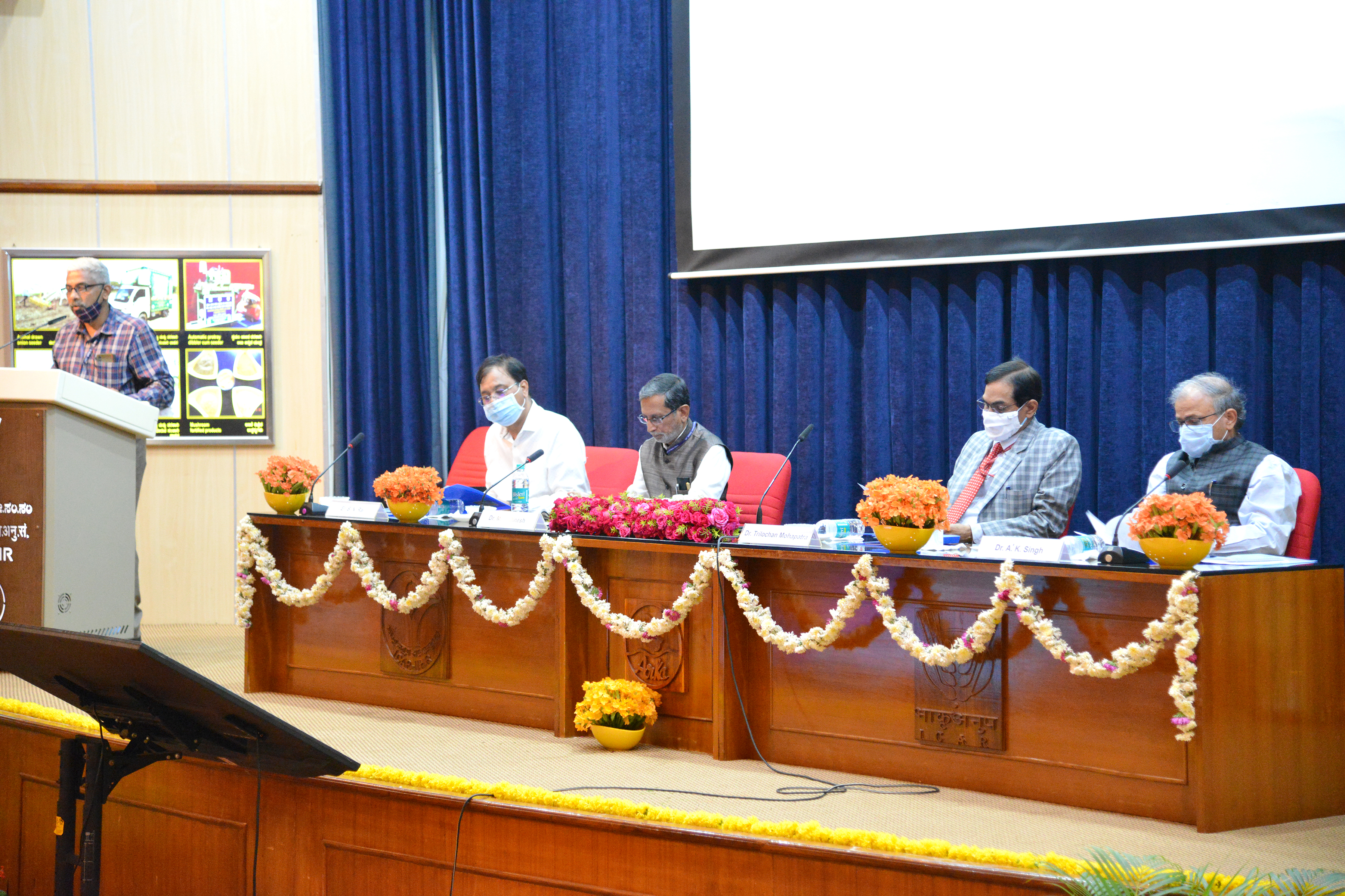 Inauguration of Golden Jubilee Building and Project Coordinator (Fruits) Building at ICAR-IIHR, Bengaluru on 20th March, 2021