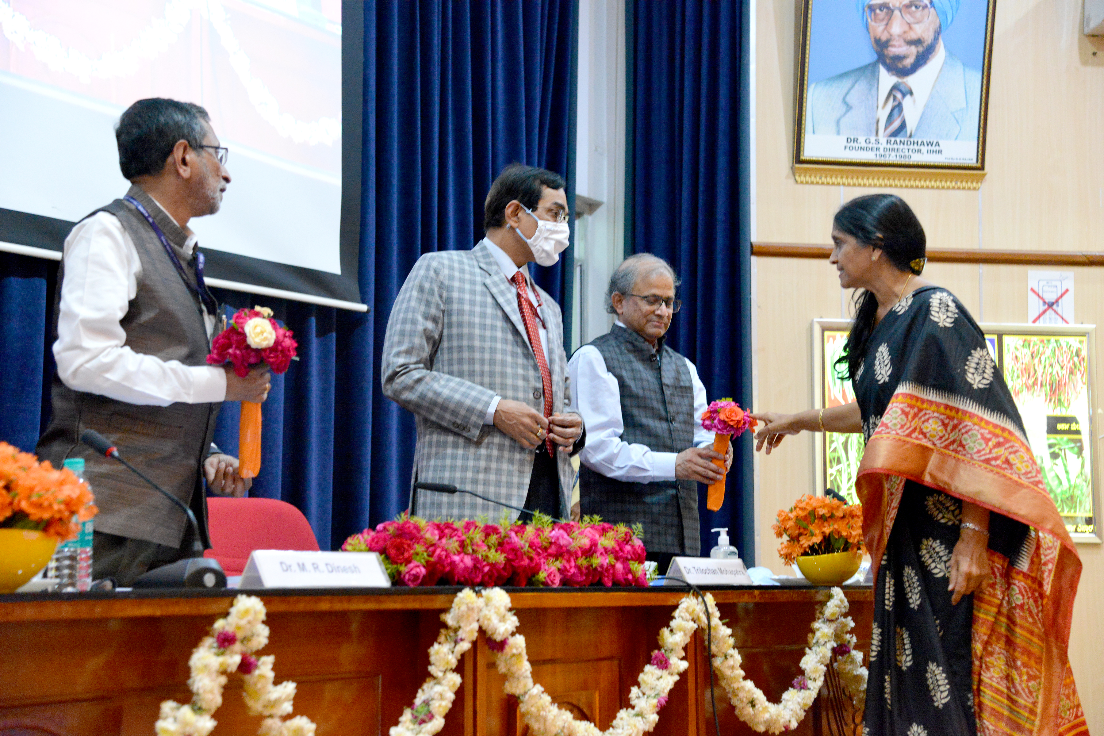 Inauguration of Golden Jubilee Building and Project Coordinator (Fruits) Building at ICAR-IIHR, Bengaluru on 20th March, 2021