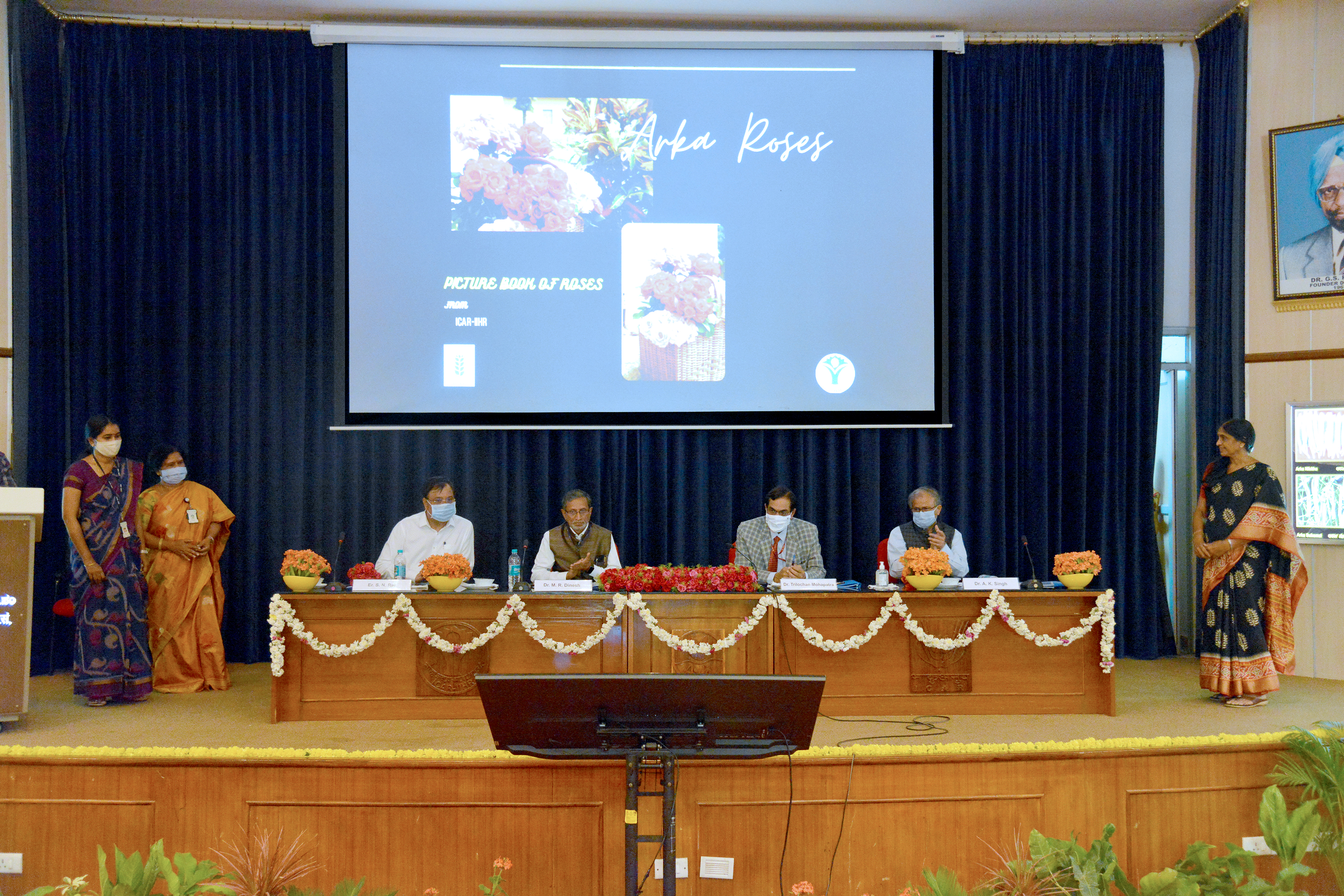 Inauguration of Golden Jubilee Building and Project Coordinator (Fruits) Building at ICAR-IIHR, Bengaluru on 20th March, 2021
