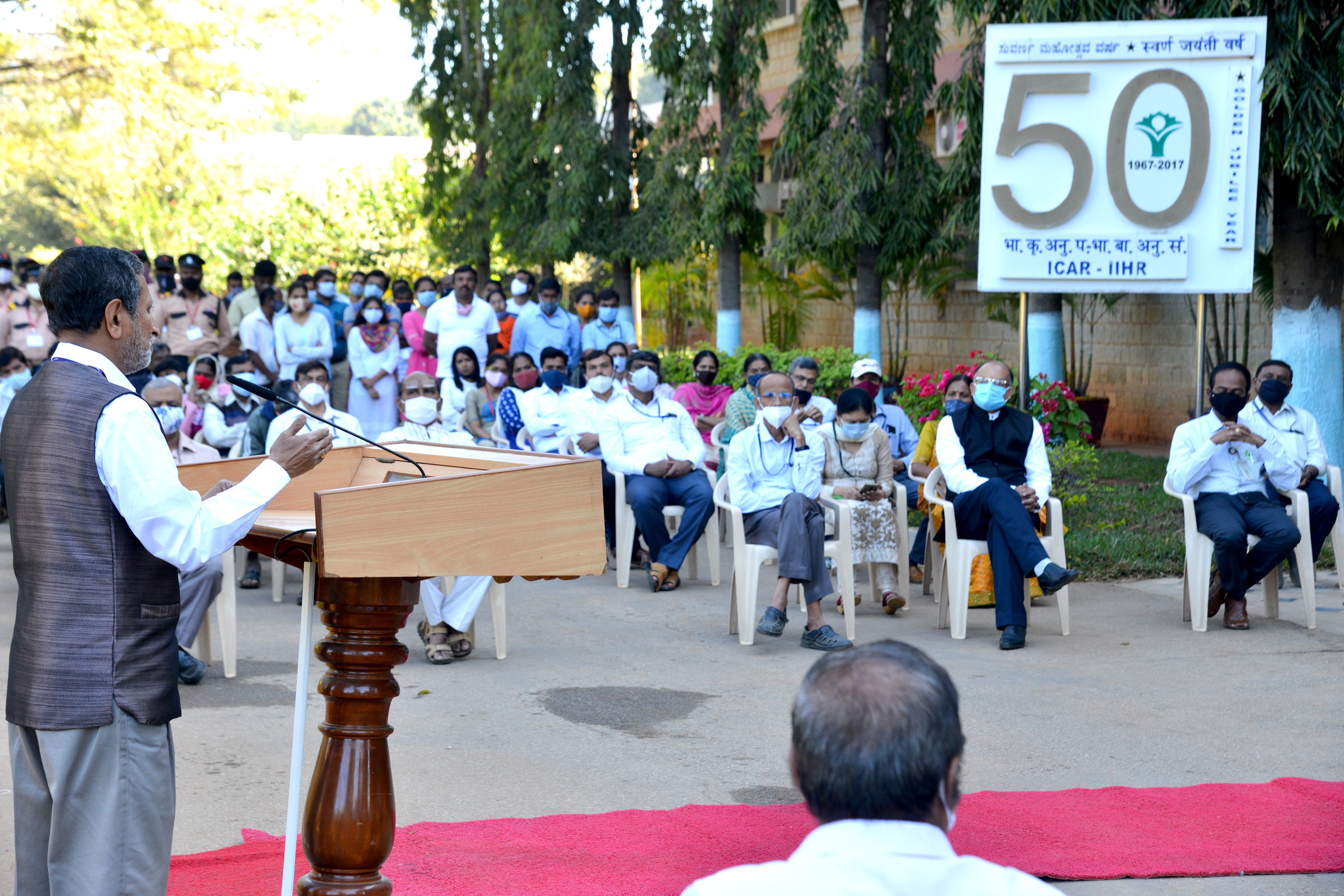 72nd Republic Day celebrations at ICAR-IIHR, Bengaluru