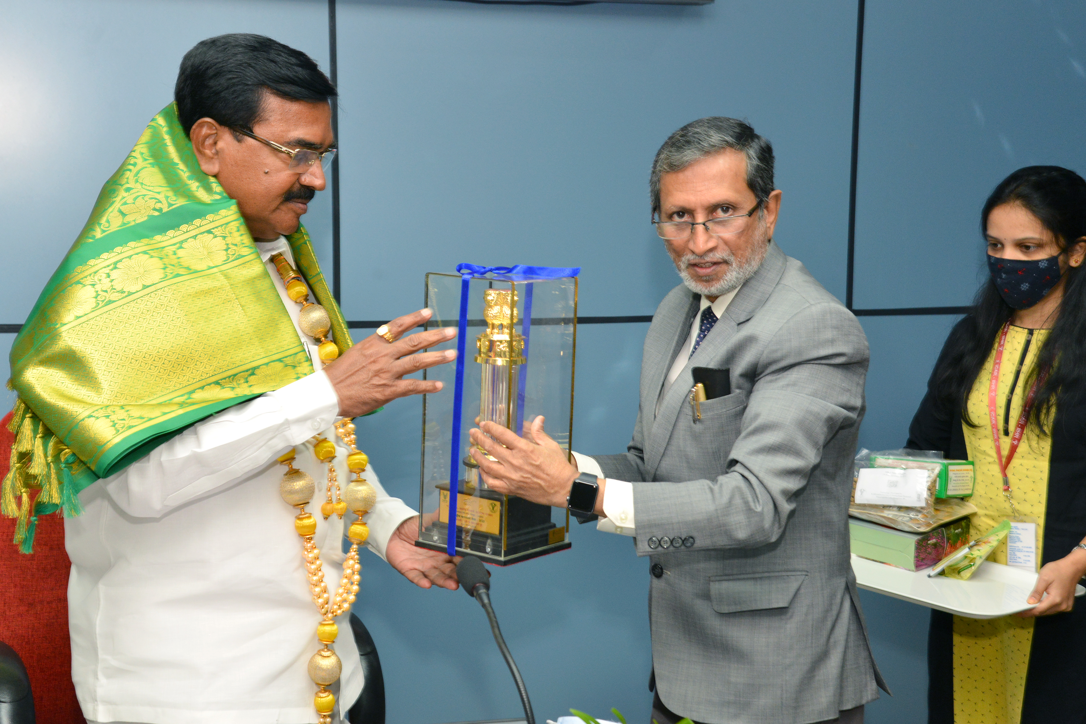 Visit of delegation under the leadership of Sri. Singi Niranjana Reddy, Hon’ble Minister of Agriculture, Horticulture and Allied Sectors, Telangana State along with Horticulture Commissioner and Vice Chancellor of Sri Konda Laxman Telangana State Horticul