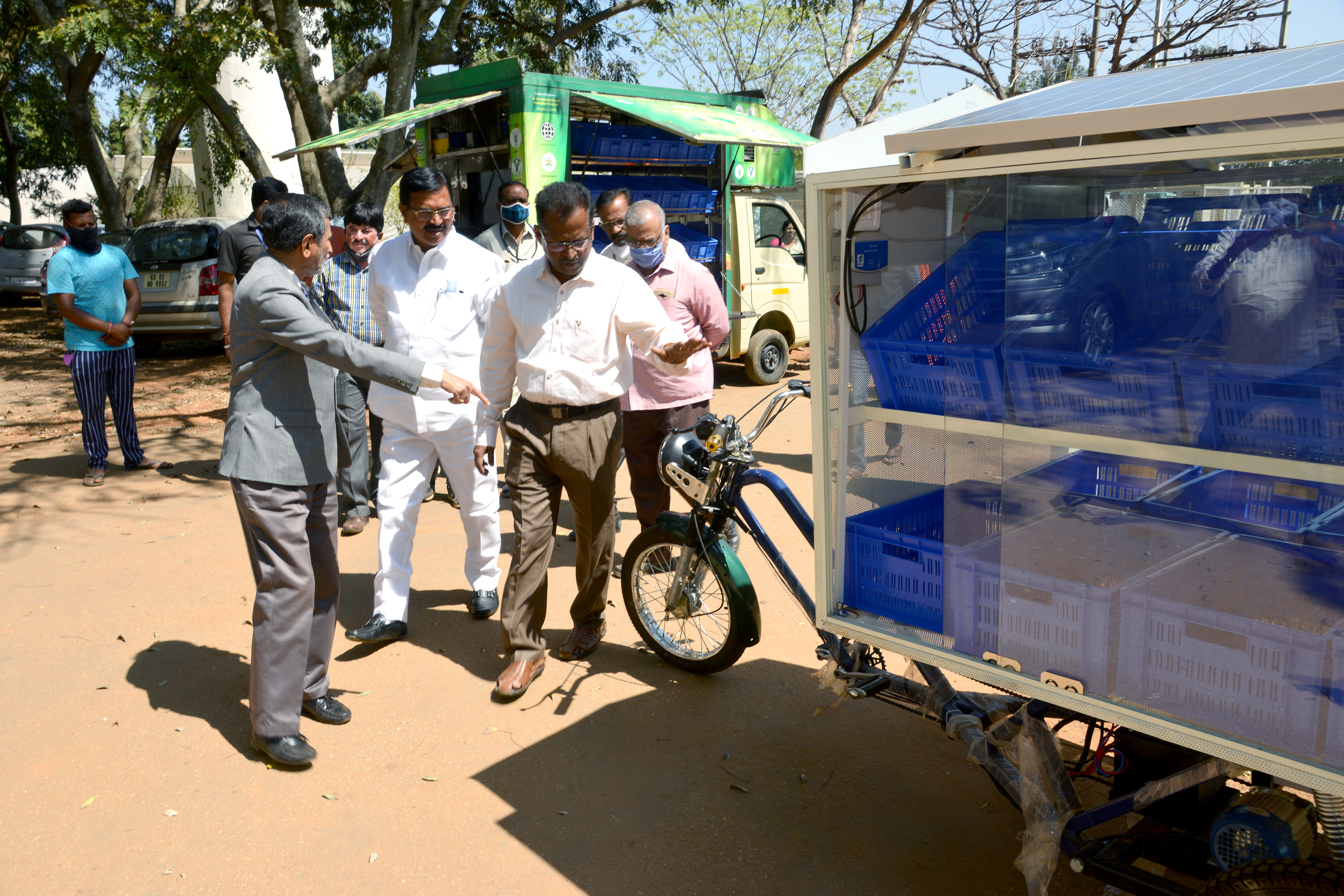 Visit of delegation under the leadership of Sri. Singi Niranjana Reddy, Hon’ble Minister of Agriculture, Horticulture and Allied Sectors, Telangana State along with Horticulture Commissioner and Vice Chancellor of Sri Konda Laxman Telangana State Horticul