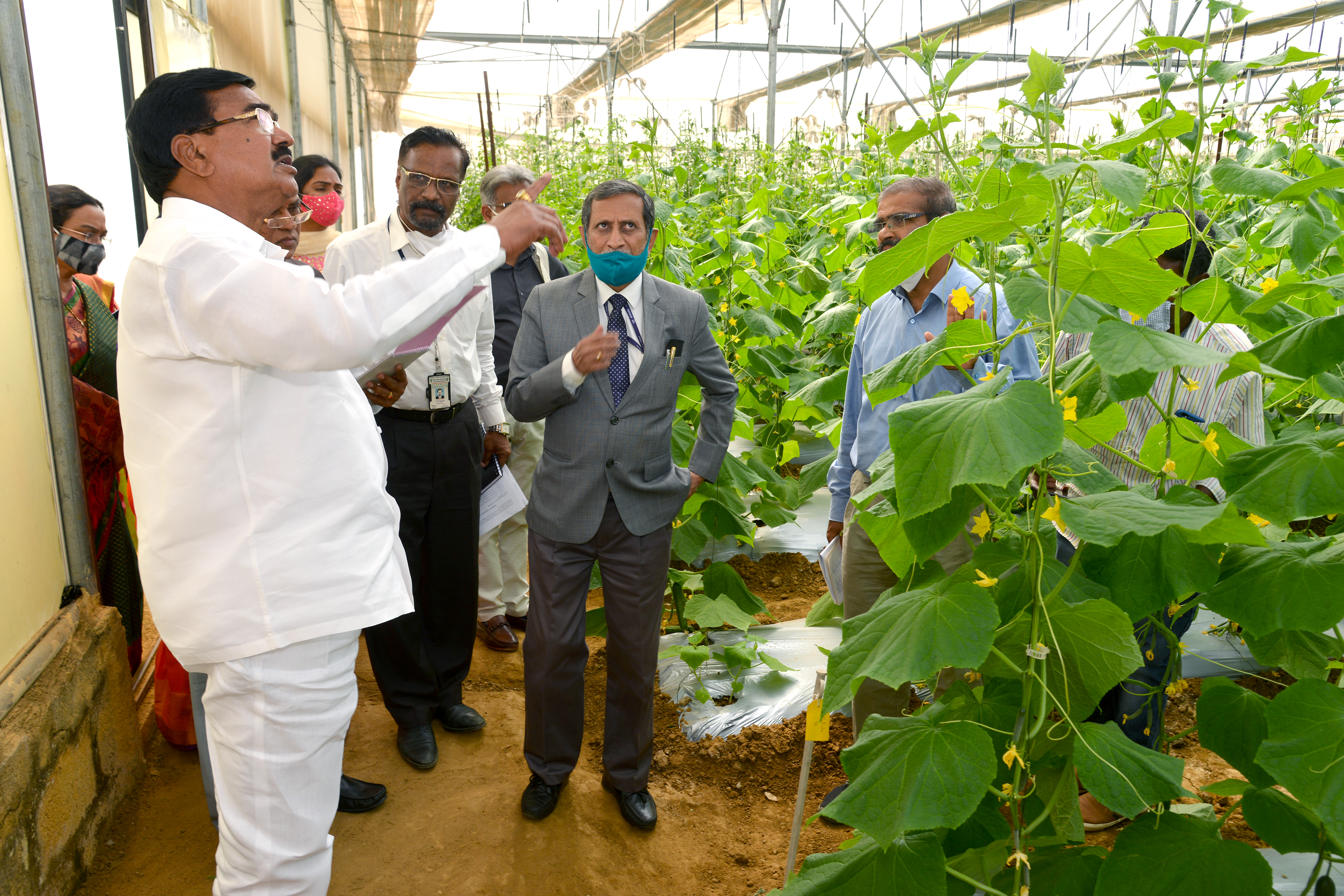 Visit of delegation under the leadership of Sri. Singi Niranjana Reddy, Hon’ble Minister of Agriculture, Horticulture and Allied Sectors, Telangana State along with Horticulture Commissioner and Vice Chancellor of Sri Konda Laxman Telangana State Horticul
