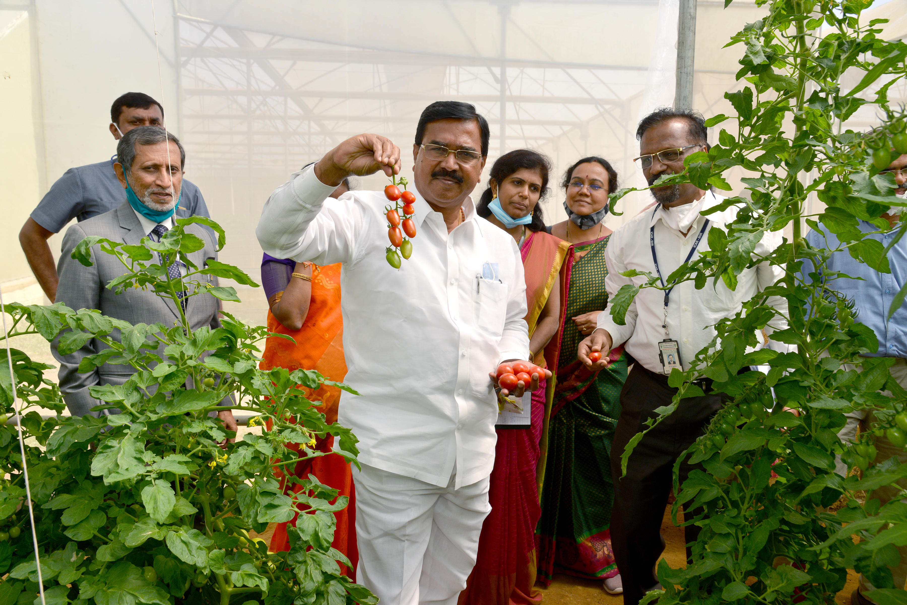 Visit of delegation under the leadership of Sri. Singi Niranjana Reddy, Hon’ble Minister of Agriculture, Horticulture and Allied Sectors, Telangana State along with Horticulture Commissioner and Vice Chancellor of Sri Konda Laxman Telangana State Horticul