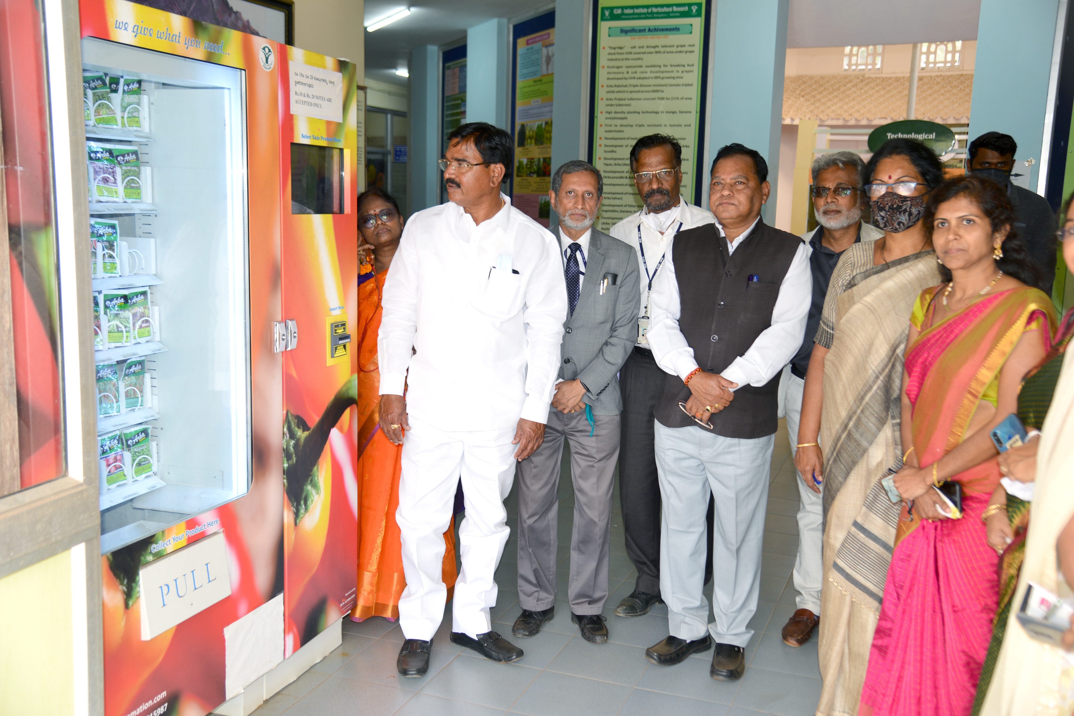 Visit of delegation under the leadership of Sri. Singi Niranjana Reddy, Hon’ble Minister of Agriculture, Horticulture and Allied Sectors, Telangana State along with Horticulture Commissioner and Vice Chancellor of Sri Konda Laxman Telangana State Horticul