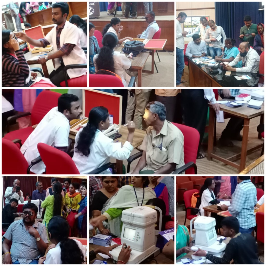 ICAR-IIHR Organized an eye camp on 18th Dec 2019