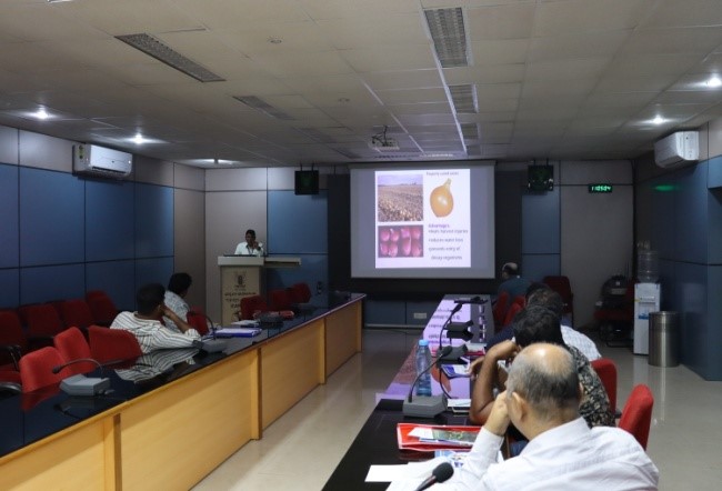 The Agri-Business Incubation (ABI) Centre of ICAR–IIHR organized a one day Entrepreneurship Development Programme (EDP) on “Packaging, Storage, and Ripening Methods for Fruits and Vegetables” on 11 December 2025