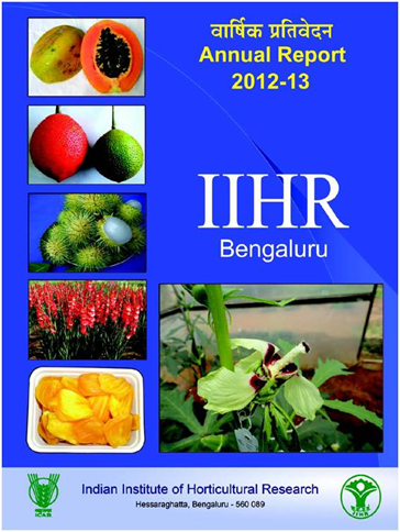 ICAR-IIHR Annual Report 2012-13 (English)