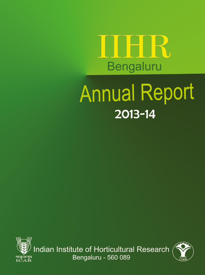 ICAR-IIHR Annual Report 2013-14 (English)