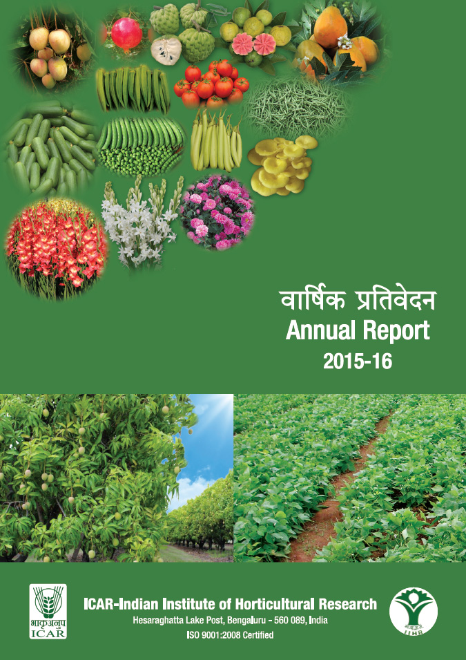 ICAR-IIHR Annual Report 2015-16 (English)