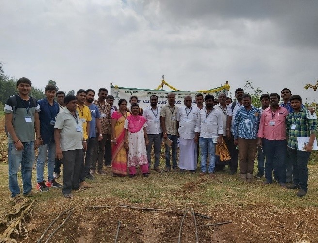 Organization of a Field day on “Arka Nikita"-a Okra Hybrid on 21.11.2019
