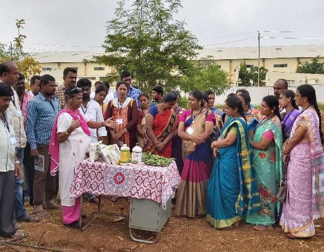 Organization of a Field day on “Arka Nikita"-a Okra Hybrid on 21.11.2019