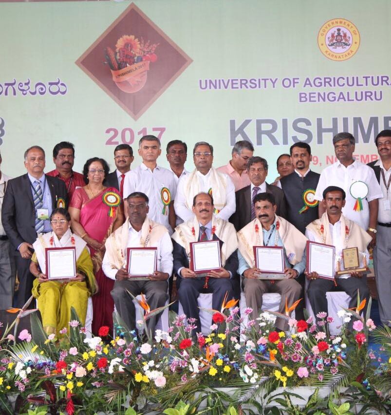 " Dr. M.H. Marigowda National Endowment Award 2016-17 for the Best Horticultural Research"