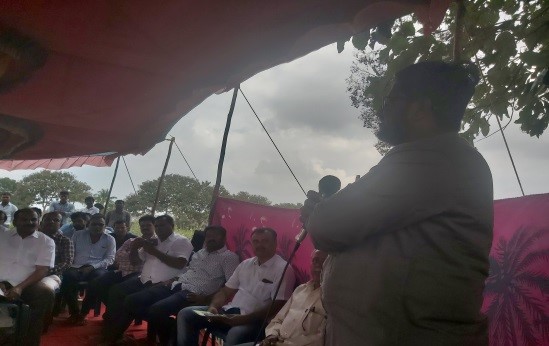 Bhendi and Tomato Field Day was Organized at Bidar