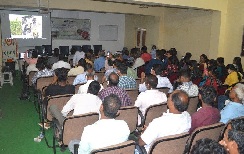 Workshop on Dragon fruit organized by CHES (ICAR-IIHR), Bhubaneswar
