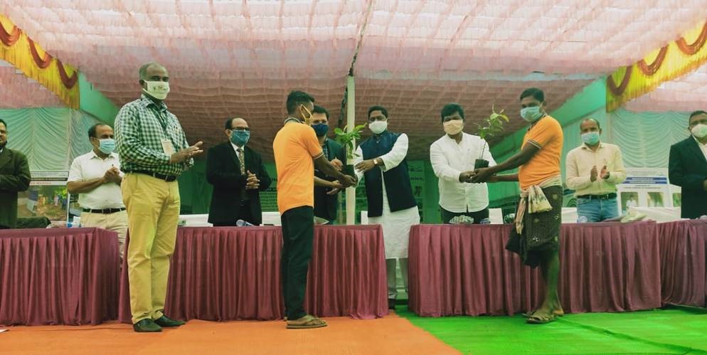 Activities and Achievements of CHES (ICAR-IIHR), Bhubaneswar in horticultural development of Nabarangpur district of Odisha displayed