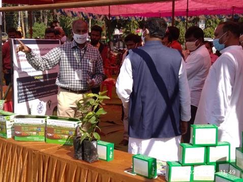 Activities and Achievements of CHES (ICAR-IIHR), Bhubaneswar in horticultural development of Nabarangpur district of Odisha displayed