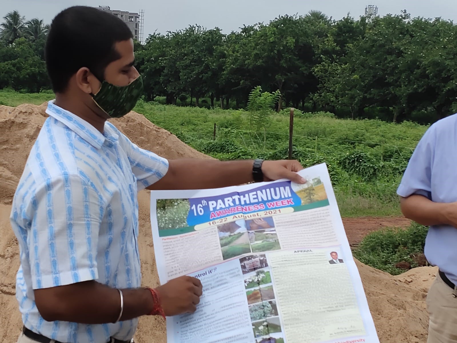 Observation of 16th Parthenium Awareness week at ICAR-IIHR,CHES,Bhubaneswar from 16-22 August, 2021