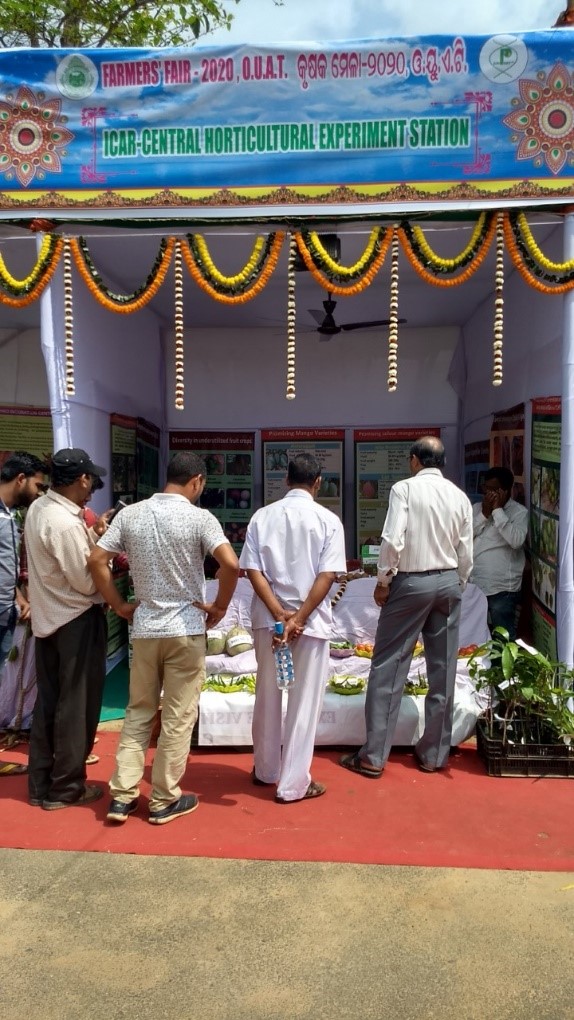 IIHR-CHES, Bhubaneswar participated in Farmers’Fair-cum- Exhibition organized by OUAT, Bhubaneswar