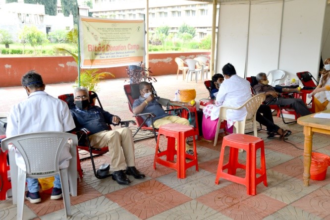 Blood Donation Camp was organised at ICAR-IIHR on 28-11-2020