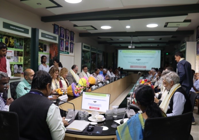 Brazilian Delegates  visit  ICAR-IIHR as part of Maitri 2.0: Brazil-India Agri-tech Cross Border Incubators Program 