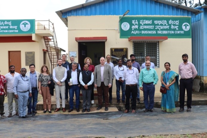 Brazilian Delegates  visit  ICAR-IIHR as part of Maitri 2.0: Brazil-India Agri-tech Cross Border Incubators Program 