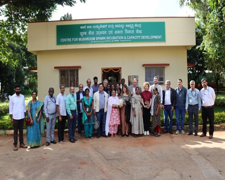 Brazilian Delegates  visit  ICAR-IIHR as part of Maitri 2.0: Brazil-India Agri-tech Cross Border Incubators Program 