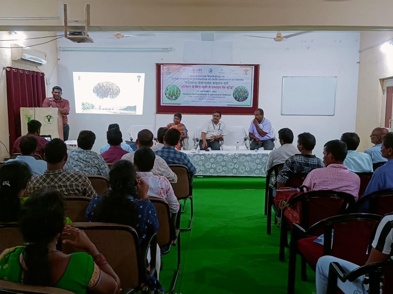 Sensitization workshop on chilli organized at CHES, ICAR-IIHR Bhubaneswar 