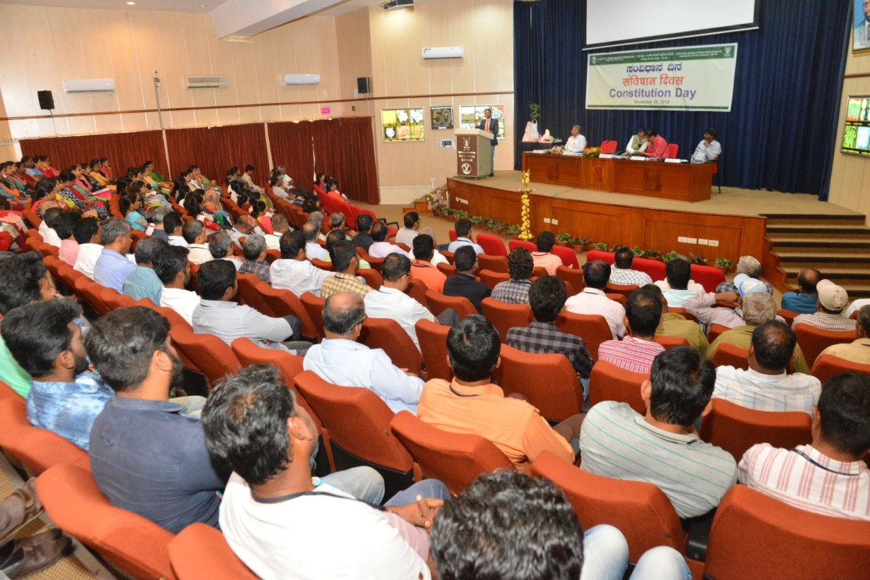 ICAR - IIHR celebrated Constitution Day on 26th November, 2019