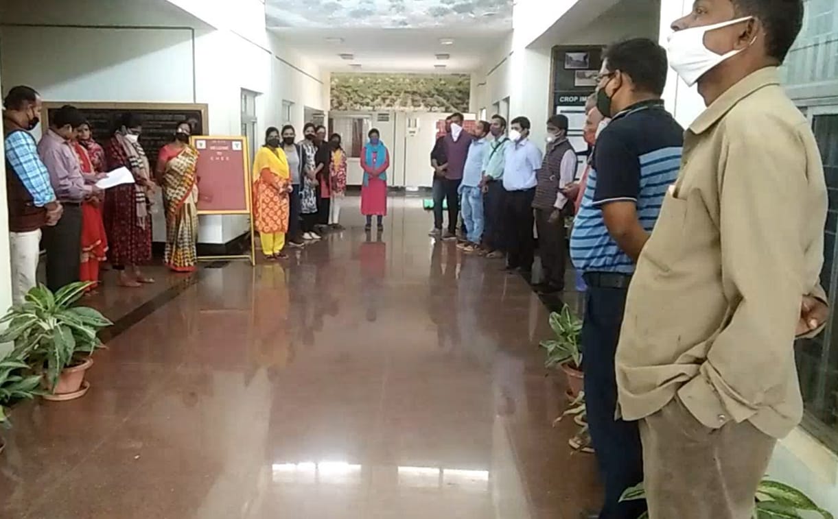 ICAR - IIHR celebrated Constitution Day on 26th November, 2020