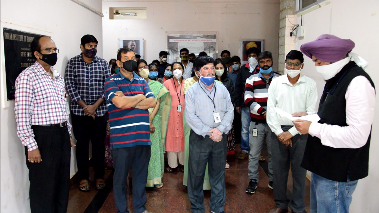 ICAR - IIHR celebrated Constitution Day on 26th November, 2020