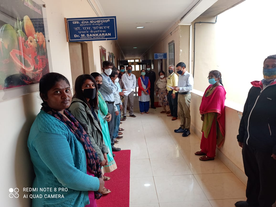 ICAR - IIHR celebrated Constitution Day on 26th November, 2020