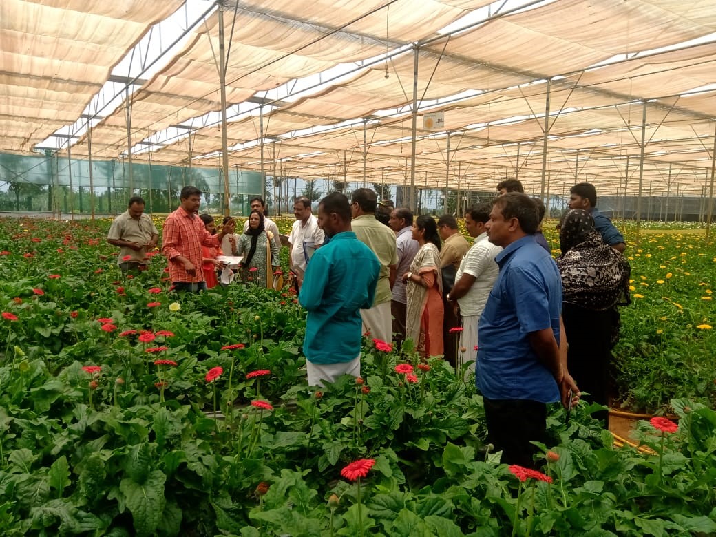 ICAR-IIHR, Bengaluru organized a special training programme on “Cultivation practices and export protocol for Vegetables & Ornamental crops” for the farmers of Kerala 