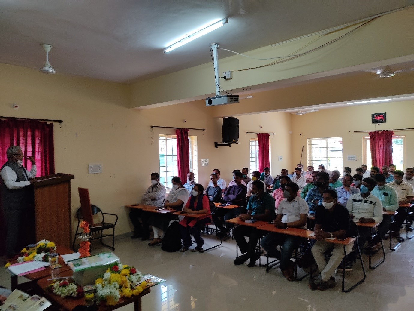 Inauguration of Diploma in Agricultural Extension Services for Input Dealers (DAESI) at ICAR-KVK Hirehalli,Tumakuru