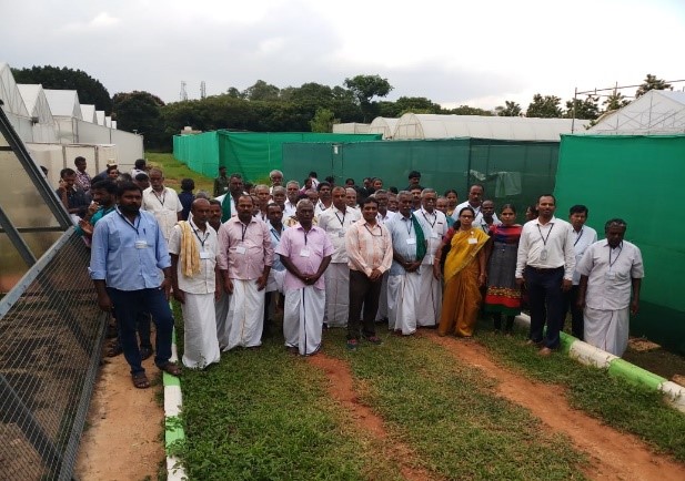 Three-Day training programme on "Advances in Horticultural Technologies" organized on October 3-5th, 2019for the farmers of Tamil Nadu under NHM 