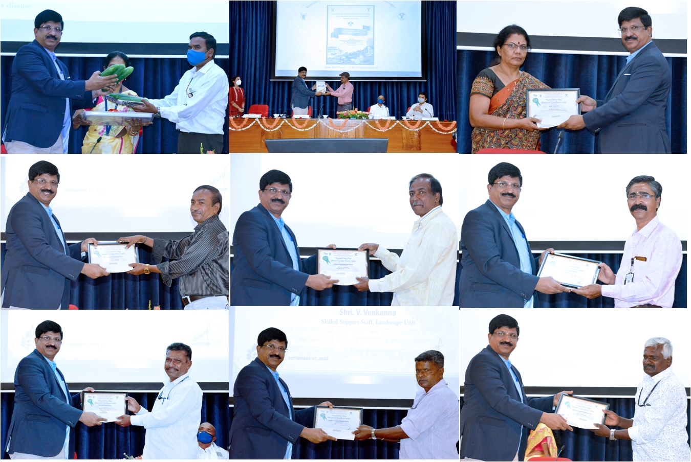 ICAR-IIHR organized its 55th Foundation Day on September 7, 2021