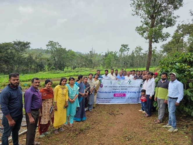 Report on “Field Day-cum-Medicinal Plants Training Programme” on 28th October 2025 at Hosagiri Estate, Nidigere, Sakleshpur, Hassan District, Karnataka