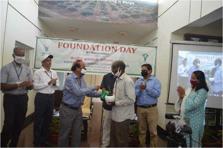 Central Horticultural Experiment Station, ICAR-IIHR, Bhubaneswar celebrated Foundation Day on 6th November 2020