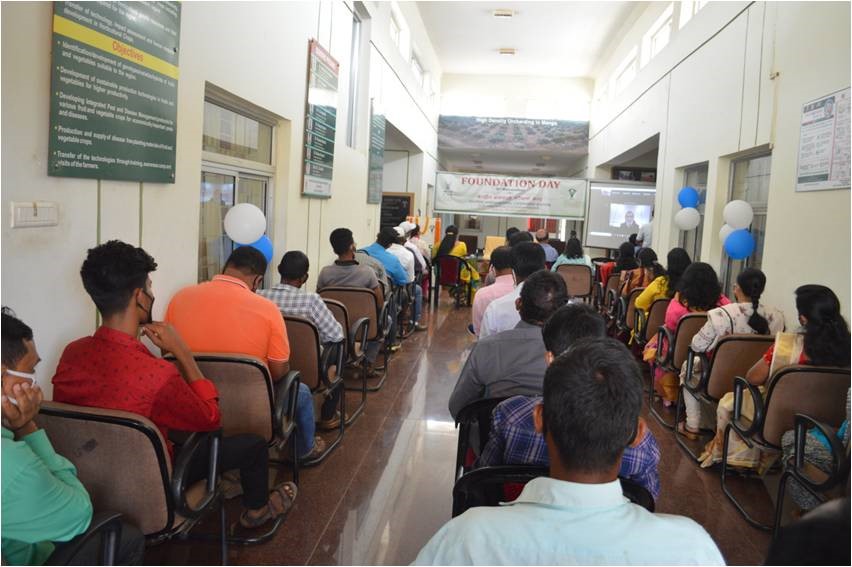 Central Horticultural Experiment Station, ICAR-IIHR, Bhubaneswar celebrated Foundation Day on 6th November 2020