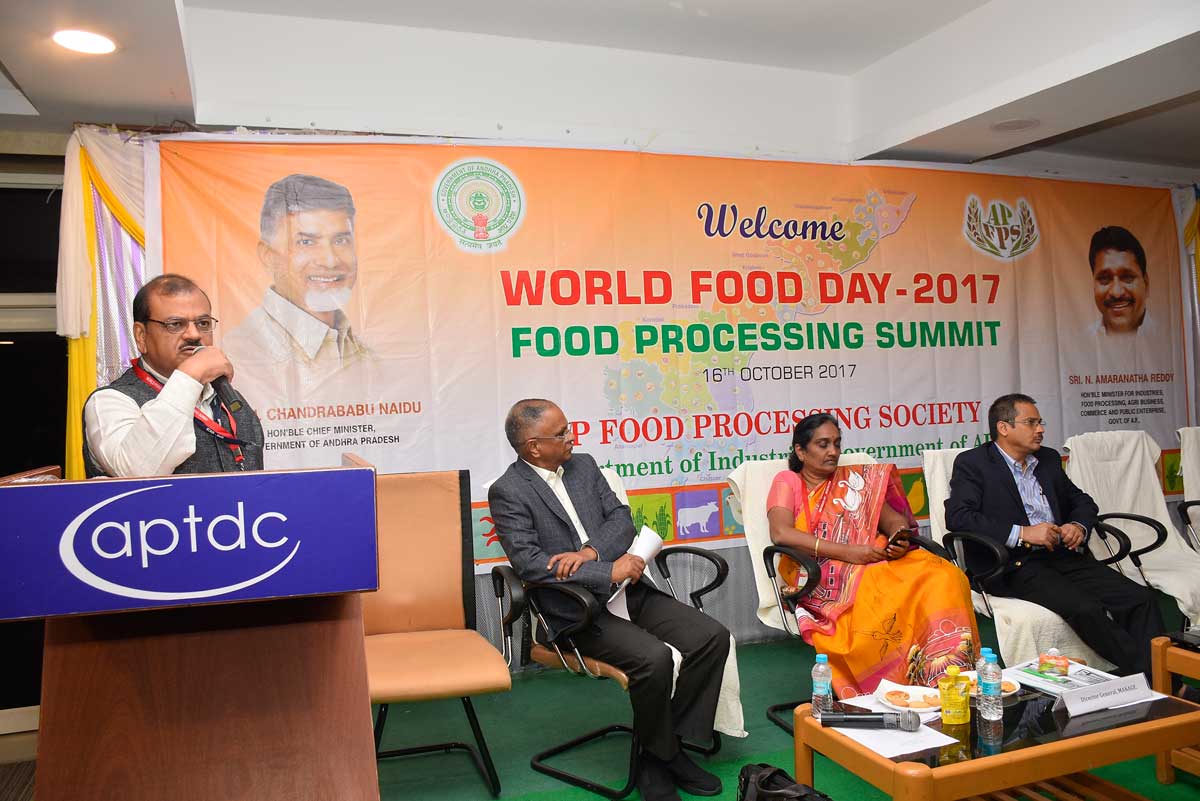 Memorandum of Cooperation between ICAR-IIHR, Bengaluru and Government of Andhra Pradesh for improving Food Processing Sector in the state of Andhra Pradesh with Honourable AP Chief Minister Shri.N.Chandrababu Naidu