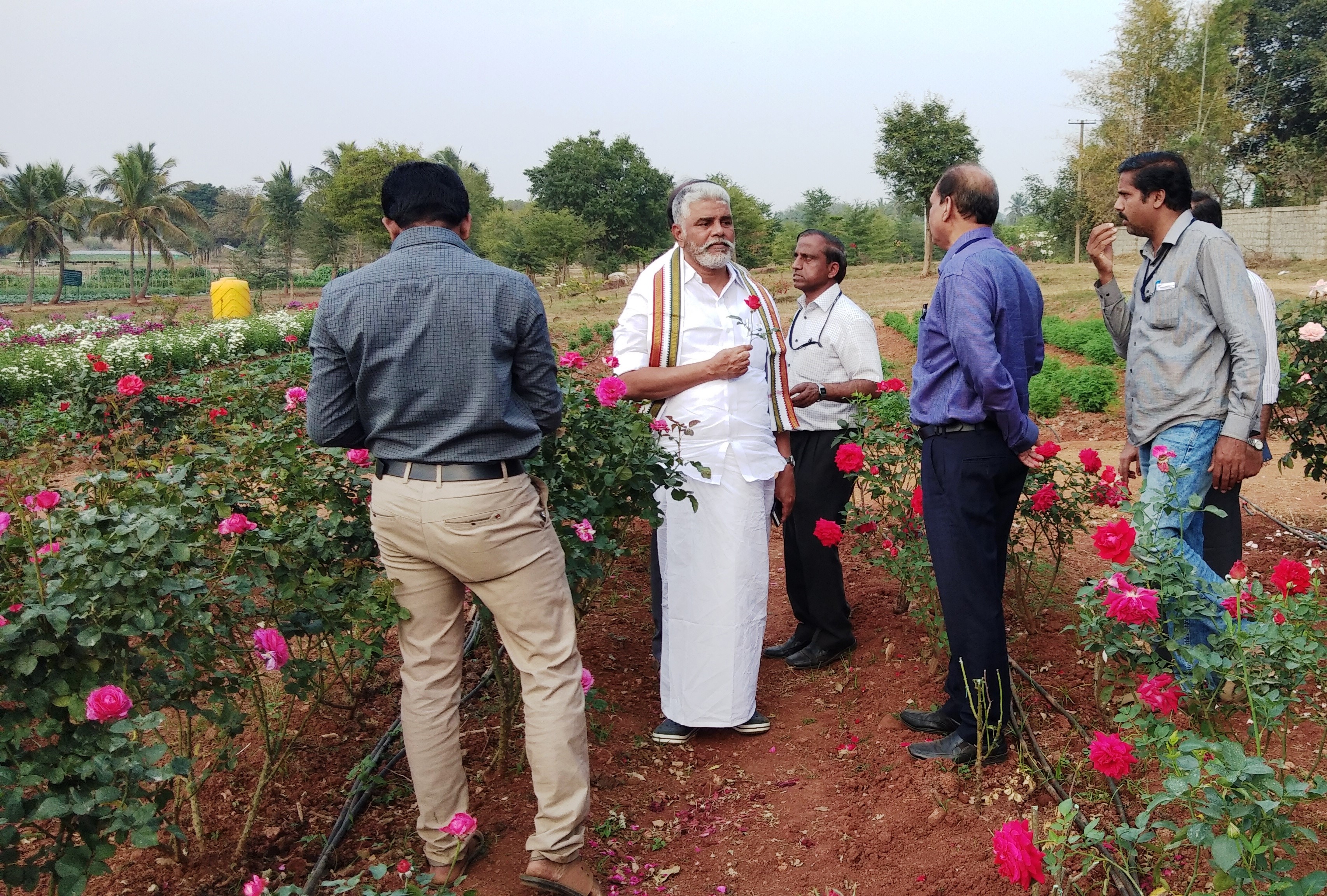 Hon’ble Agriculture Minister of Puducherry visited ICAR-IIHR, Bengaluru
