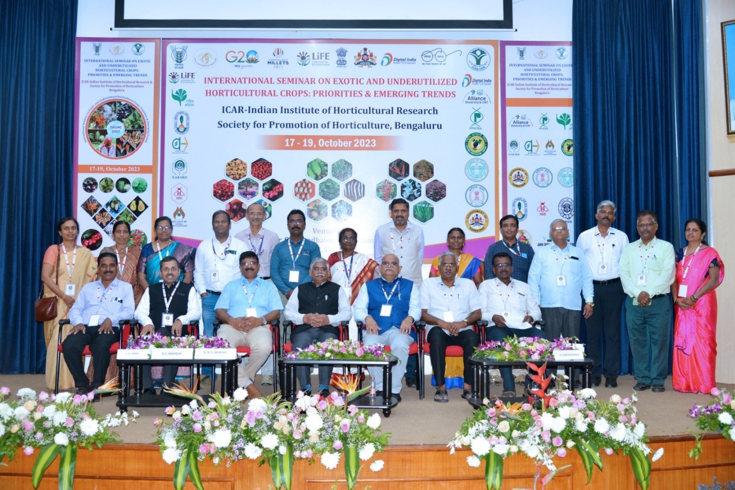 International Seminar on Exotic and Underutilized Horticultural Crops: Priorities & Emerging Trends” organized by ICAR-IIHR from 17-19th October, 2023