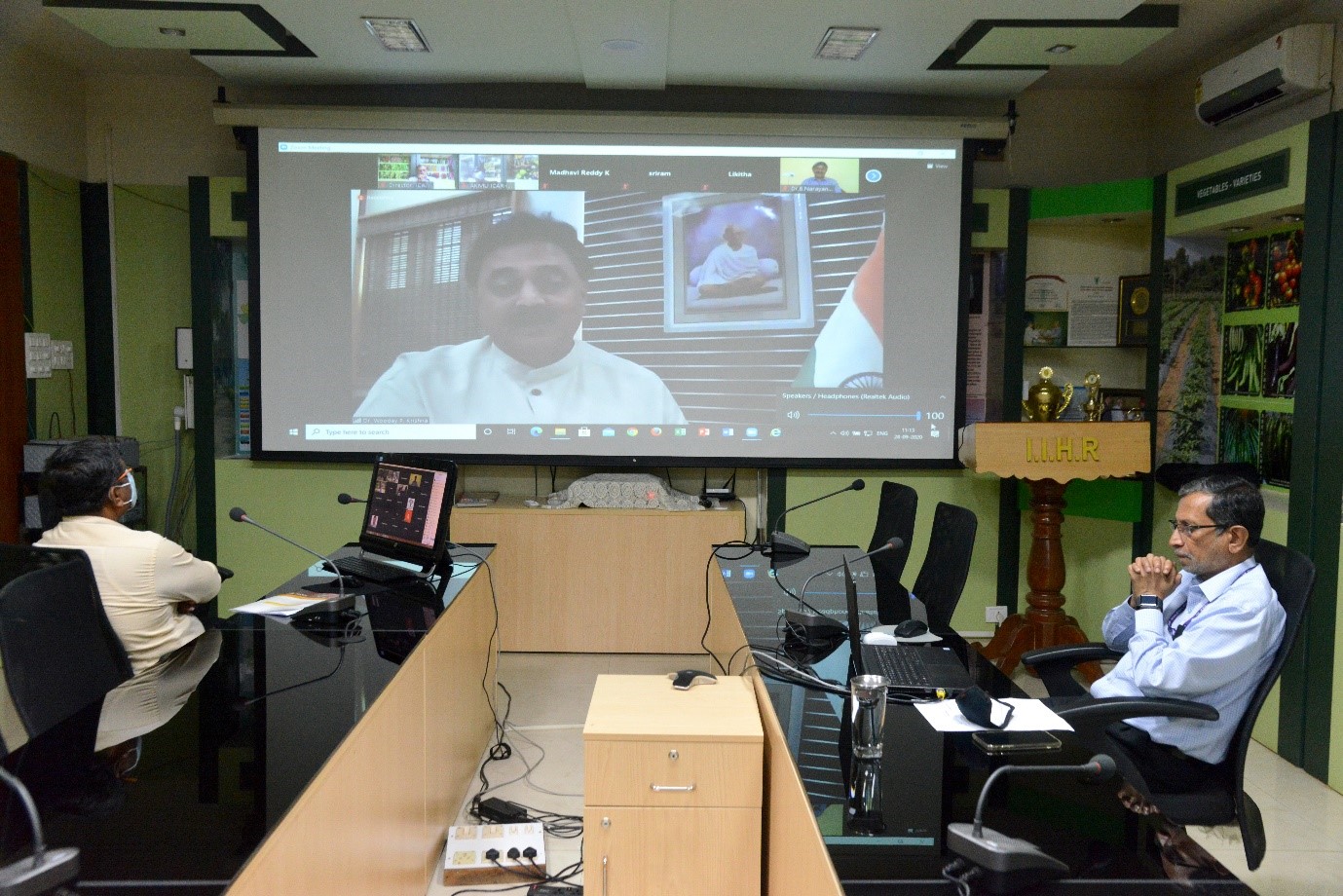 Gandhi Jayanthi Series Programme: Special talk on Mahatma Gandhi by Dr. Wooday P. Krishna on 28.9.2020