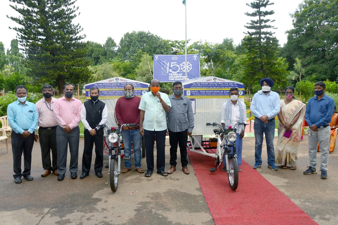Celebrations of Birth Anniversary of Mahatma Gandhi at ICAR-IIHR, Hessarghatta